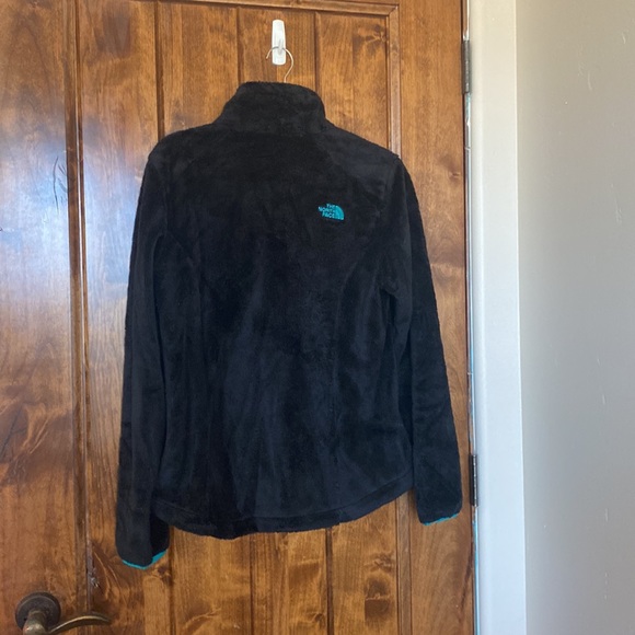 North face black Sherpa teal lined zipper medium - Picture 6 of 6